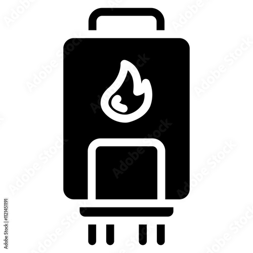 Water heater icon vector design 