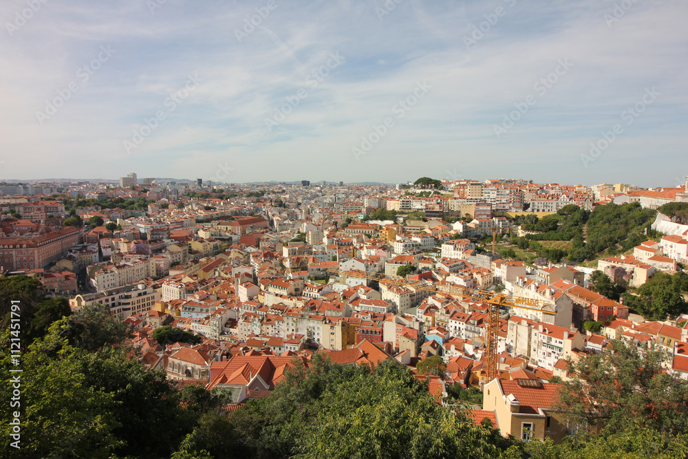 Lisbon, Portugal, May 8 2024. Views from Lisbon city Lisbon, Portugal, May 8 2024. Views from Lisbon city