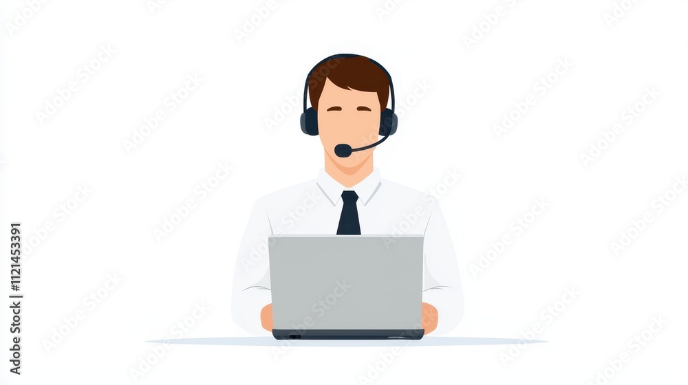 Beautiful woman working as live support for call center agent in modern office setting Beautiful woman working as live support for call center agent in modern office setting