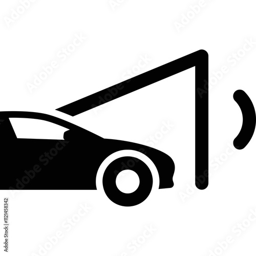 Simple vector icon autopilot
