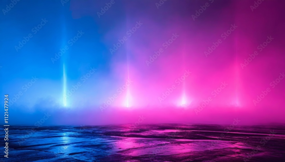 3d render, abstract minimal background, pink yellow blue neon light circle frame, glowing ring in cloud, illuminated stormy clouds, glowing geometric round shape, neon background 3d render, abstract minimal background, pink yellow blue neon light circle frame, glowing ring in cloud, illuminated stormy clouds, glowing geometric round shape, neon background