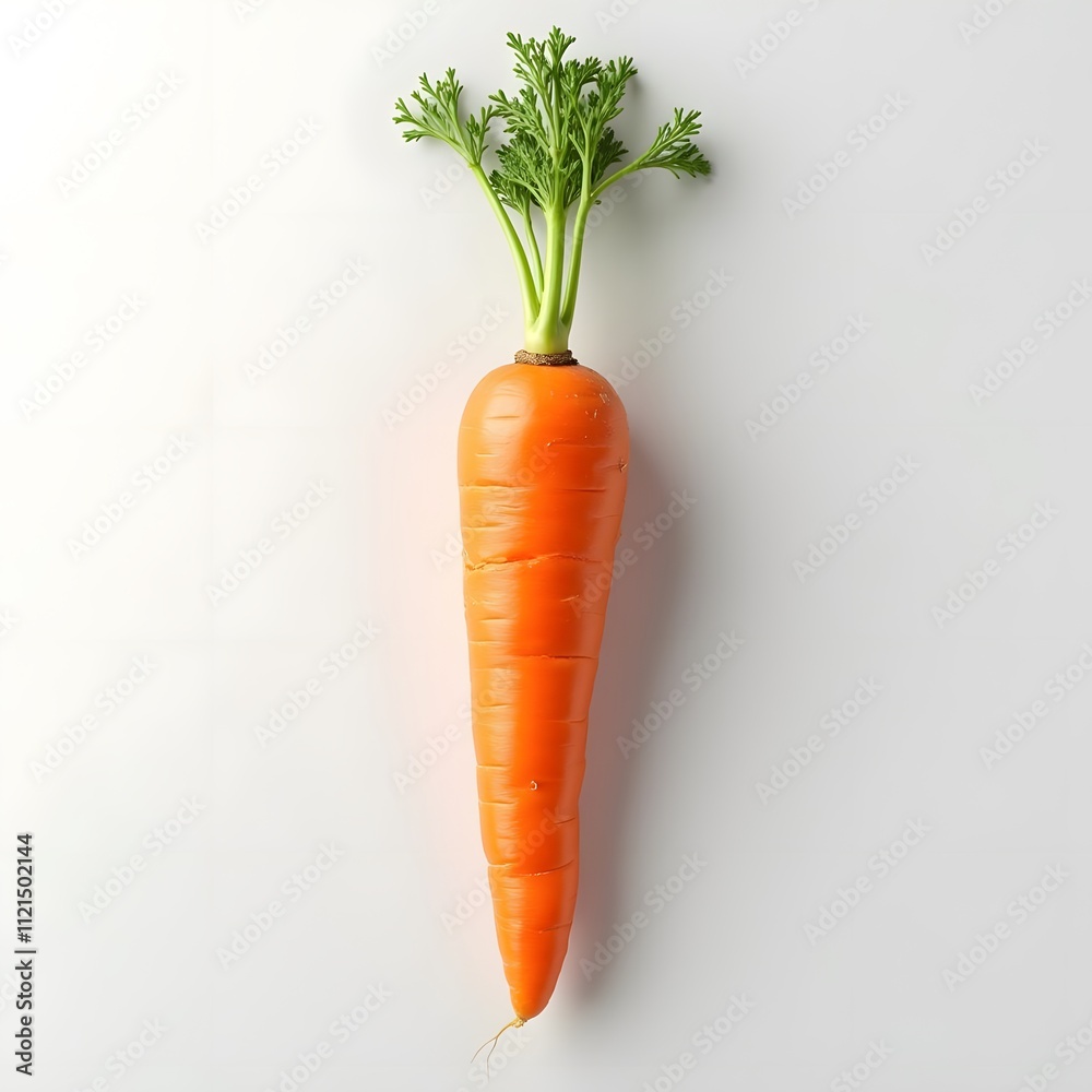 Serene Carrot: A Modern Monochrome Front View Serene Carrot: A Modern Monochrome Front View