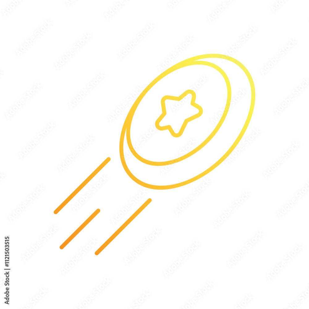Frisbee vector icon