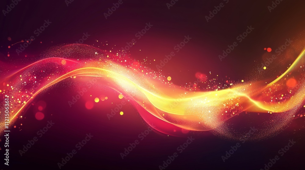 Fototapeta premium Abstract background made of Electric lighting effect