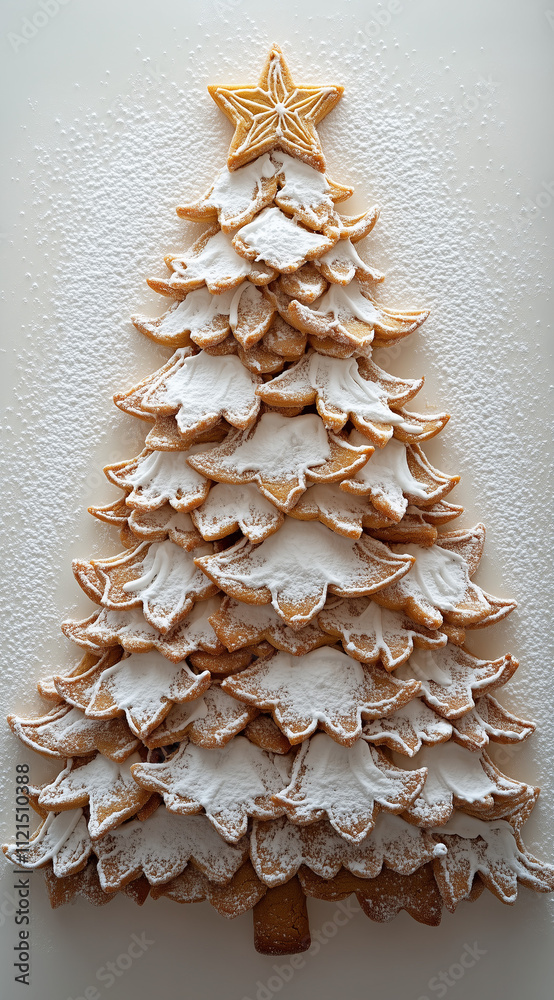 christmas cookies on a wooden background christmas cookies on a wooden background