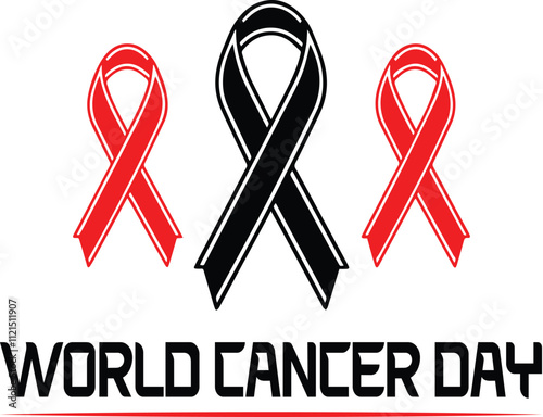 World Cancer day vector collection logo 