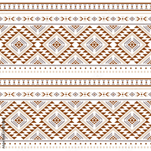 Southwest Aztec geometric Native American Mexican Navajo tribal ethnic boho indian texture ornament seamless pattern fabric colorful design vector for woven textile printing blanket rug carpet fashion