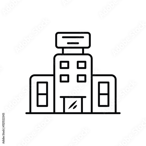 Hostel vector icon