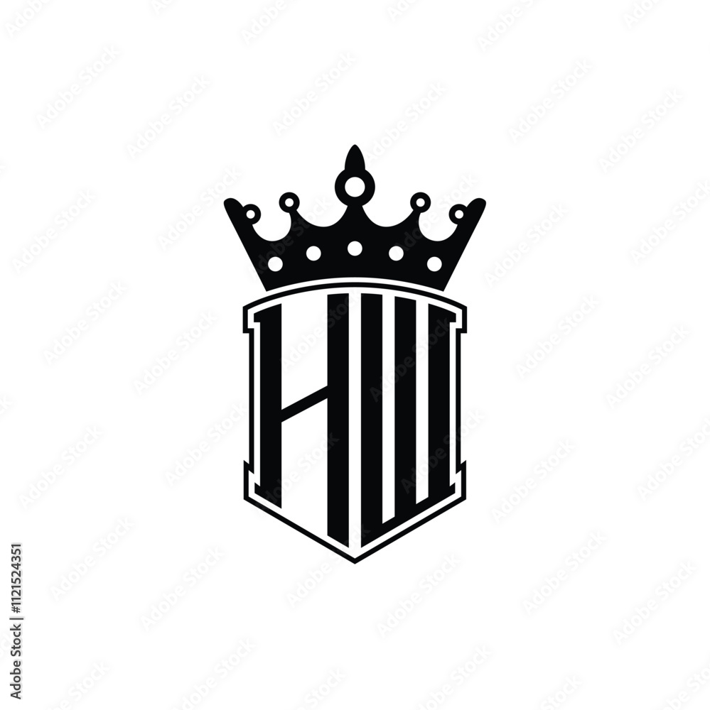 HW monogram logo design letter text name symbol monochrome logotype alphabet character simple logo HW monogram logo design letter text name symbol monochrome logotype alphabet character simple logo