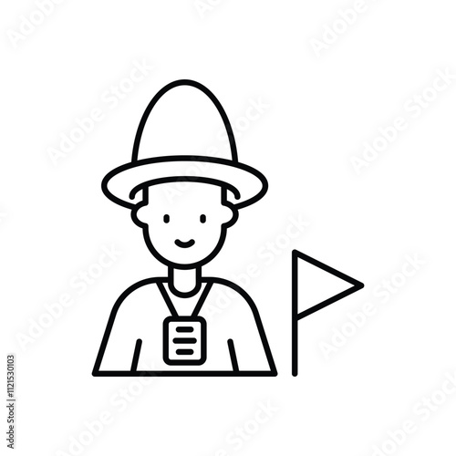 Travel Guide vector icon