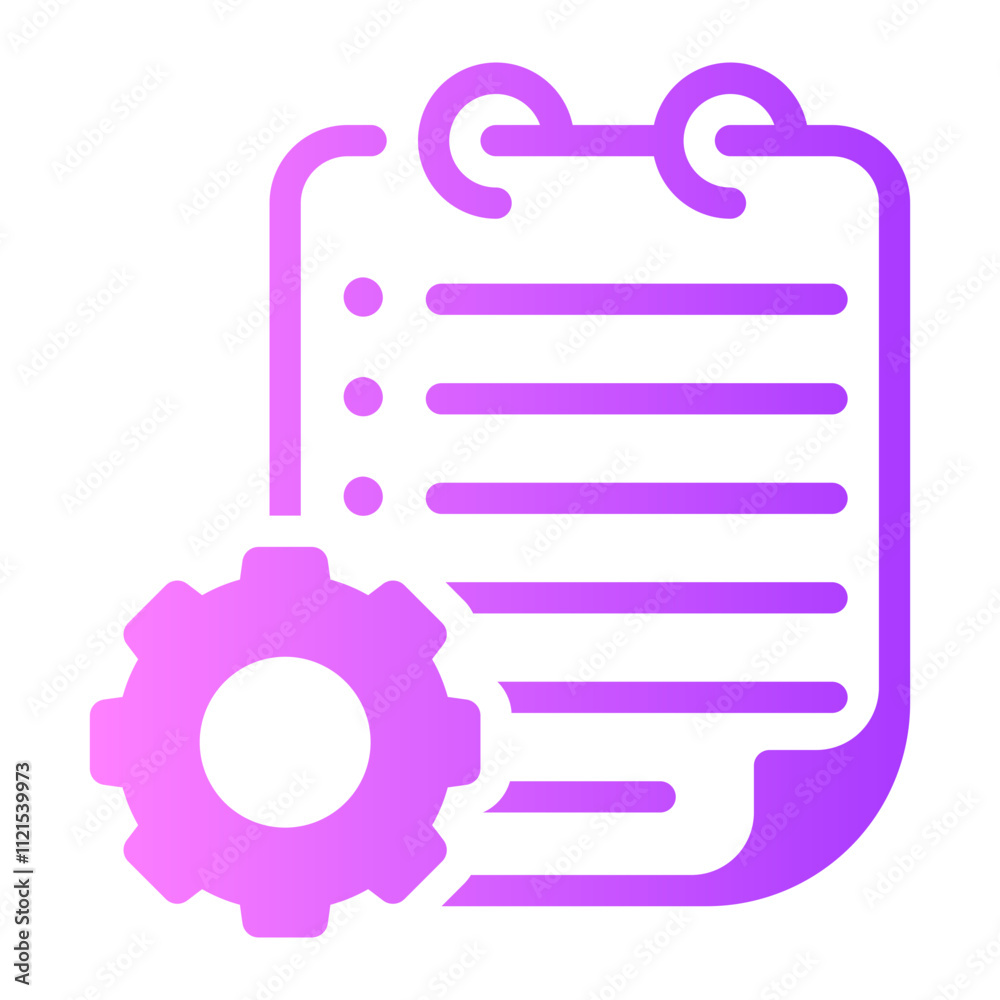 gear gradient icon gear gradient icon