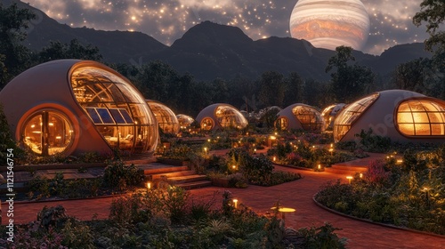 Futuristic Geodesic Domes Resort Underneath Jupiter