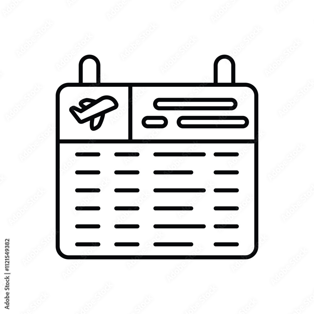 Departure vector icon Departure vector icon