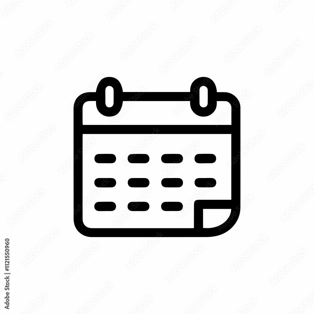 Calendar Lineal icon pack vector illustration Calendar Lineal icon pack vector illustration