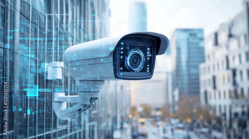 A security system displaying real-time analytics of suspicious activities.