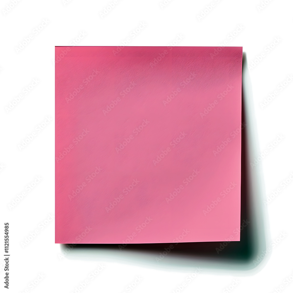 Blank Sticky Pink Paper Note with Shadow on White Background – Perfect for Stationery, Productivity Concepts, Office Branding, Stationery, E-commerce, Ads, Blogs, Social Media, Presentations Blank Sticky Pink Paper Note with Shadow on White Background – Perfect for Stationery, Productivity Concepts, Office Branding, Stationery, E-commerce, Ads, Blogs, Social Media, Presentations