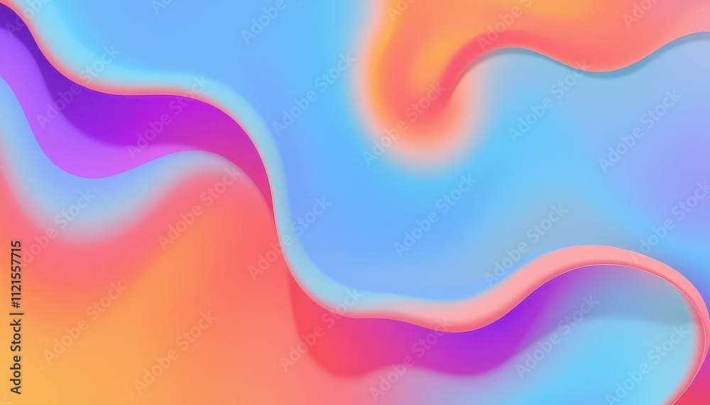 Abstract Colorful Waves Gradient Background Design Abstract Colorful Waves Gradient Background Design