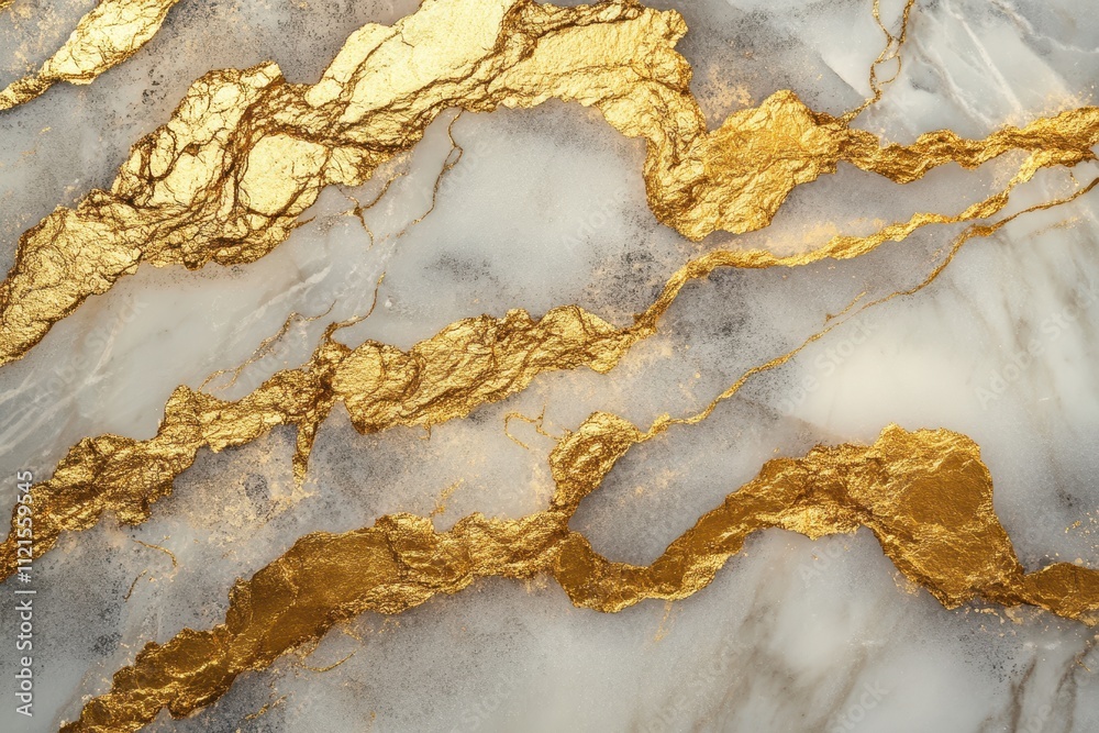 Abstract Marble Background with Golden Veins Abstract Marble Background with Golden Veins