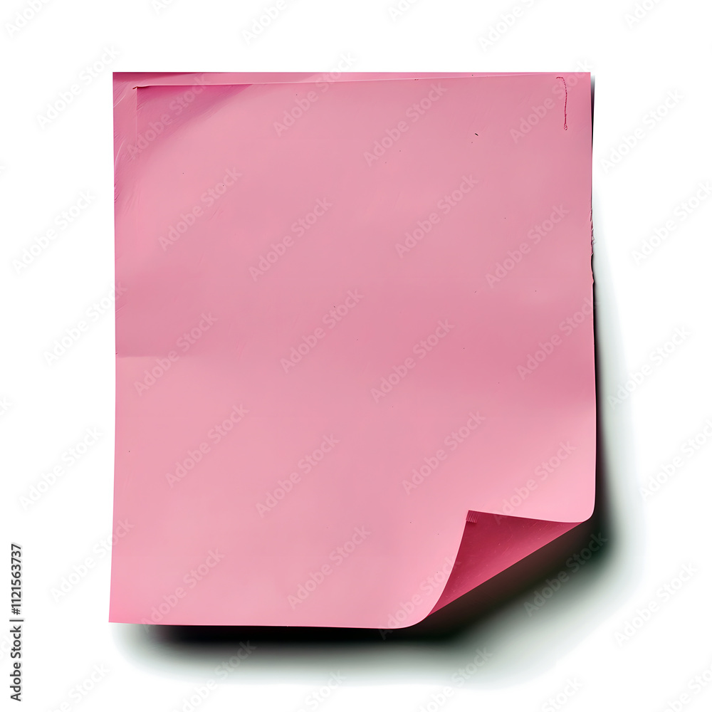 Blank Sticky Pink Paper Note with Shadow on White Background – Perfect for Stationery, Productivity Concepts, Office Branding, Stationery, E-commerce, Ads, Blogs, Social Media, Presentations Blank Sticky Pink Paper Note with Shadow on White Background – Perfect for Stationery, Productivity Concepts, Office Branding, Stationery, E-commerce, Ads, Blogs, Social Media, Presentations
