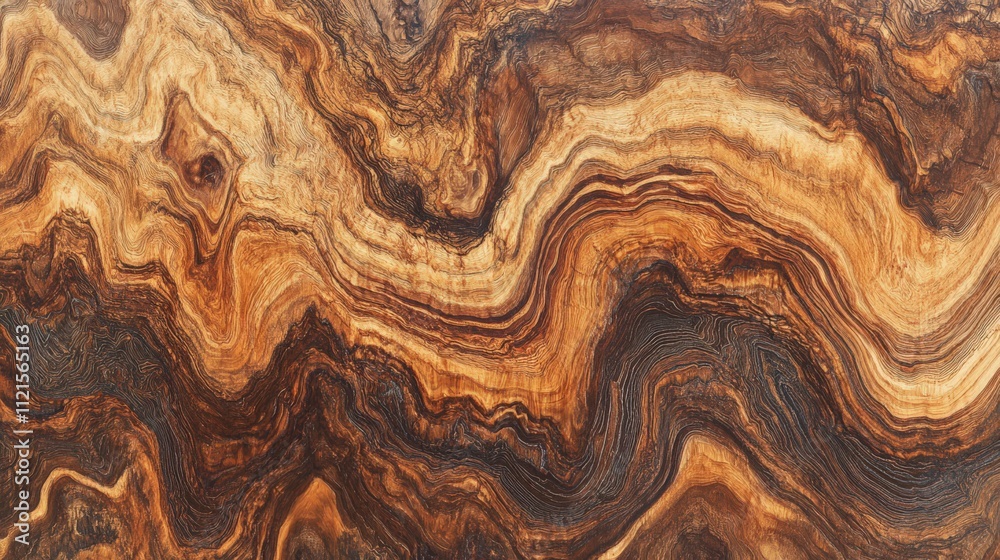 Unique wood grain pattern showcasing natural swirls and colors of polished timber in a striking abstract design Unique wood grain pattern showcasing natural swirls and colors of polished timber in a striking abstract design