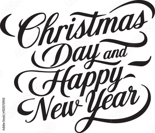  merry christmas and happy new year banner,poster, template vector image