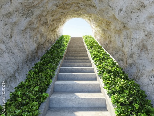 Concept of geological storage showcasing expansive underground chambers brimming with sustainable energy solutions and ecological harmony.