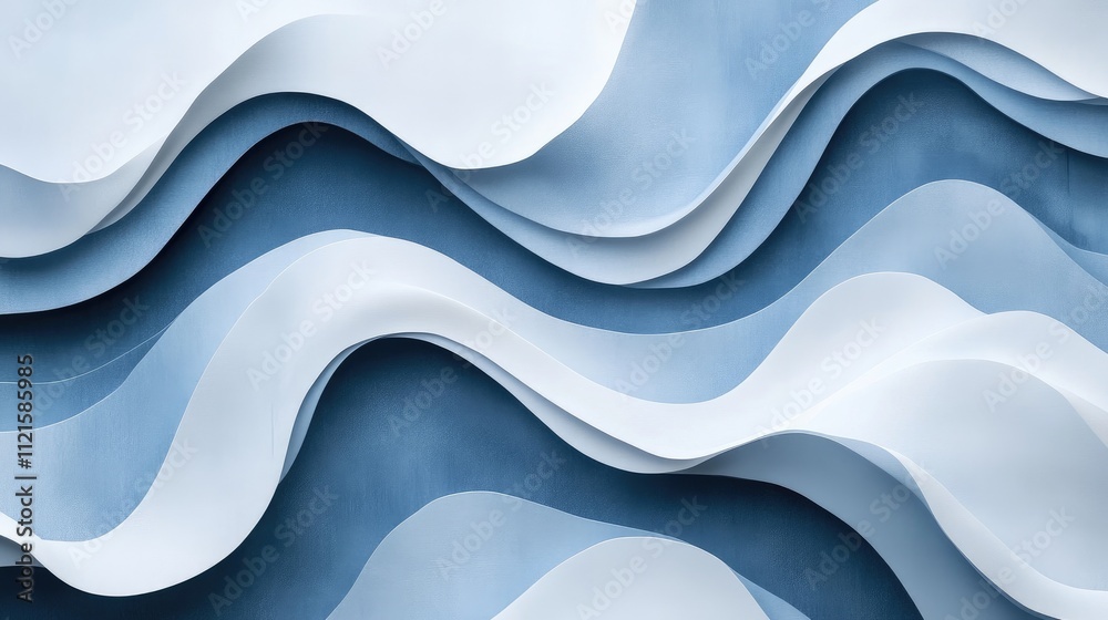 Abstract waves and curves created with smooth flowing lines, forming an elegant and calm pattern on a soft gradient background Abstract waves and curves created with smooth flowing lines, forming an elegant and calm pattern on a soft gradient background