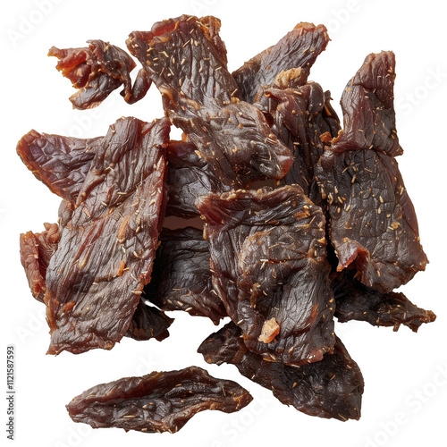 Wallpaper Mural Beef Jerky Isolated On White Background Torontodigital.ca