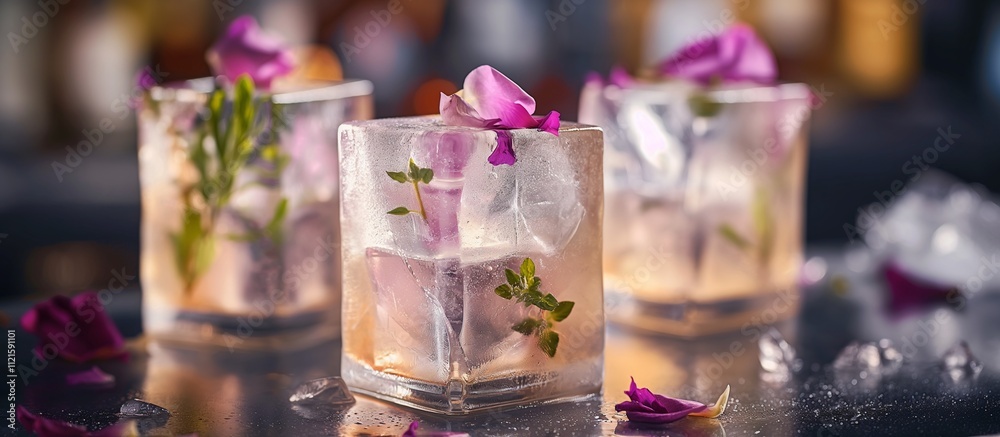 decent ice cubes 
embellish  ice cube 
perfect shaped decent ice cube
