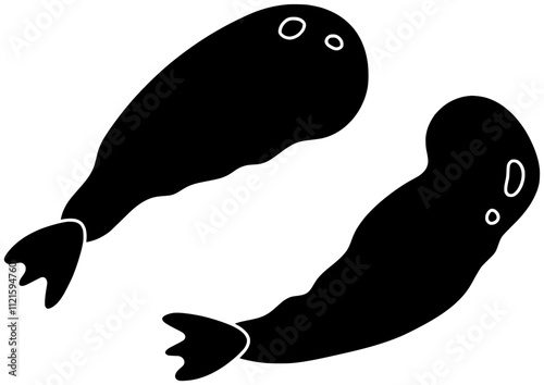 tempura illustration cuisine silhouette delicious logo lunch icon meal outline food seafood shrimp asian sauce fried dinner dish japanese shape men vector graphic background