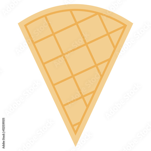 Wafer Isolated On White