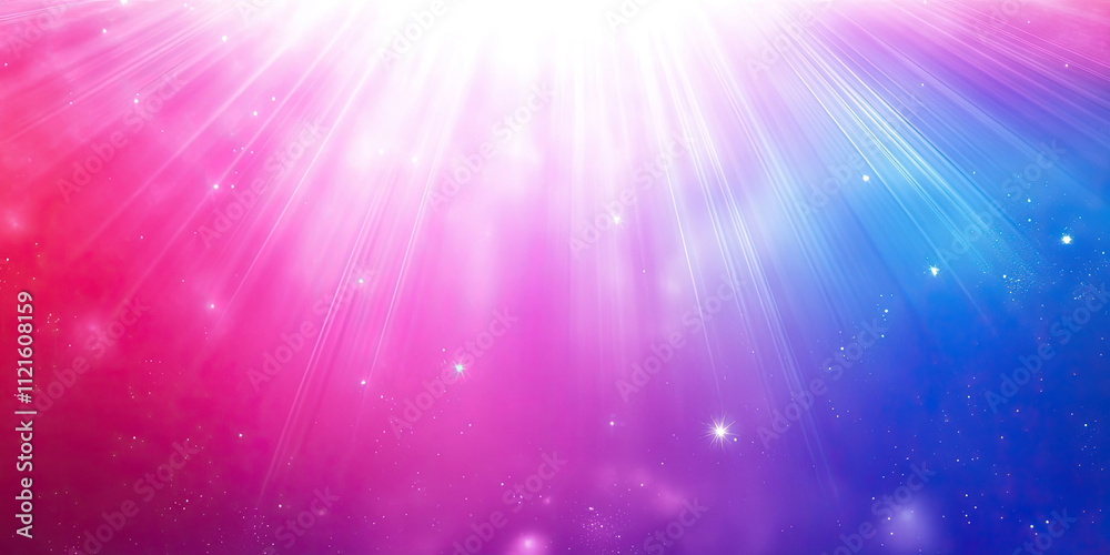 Vibrant array of pink and blue light beams background, dynamic rays of pink and blue light radiating outward Vibrant array of pink and blue light beams background, dynamic rays of pink and blue light radiating outward