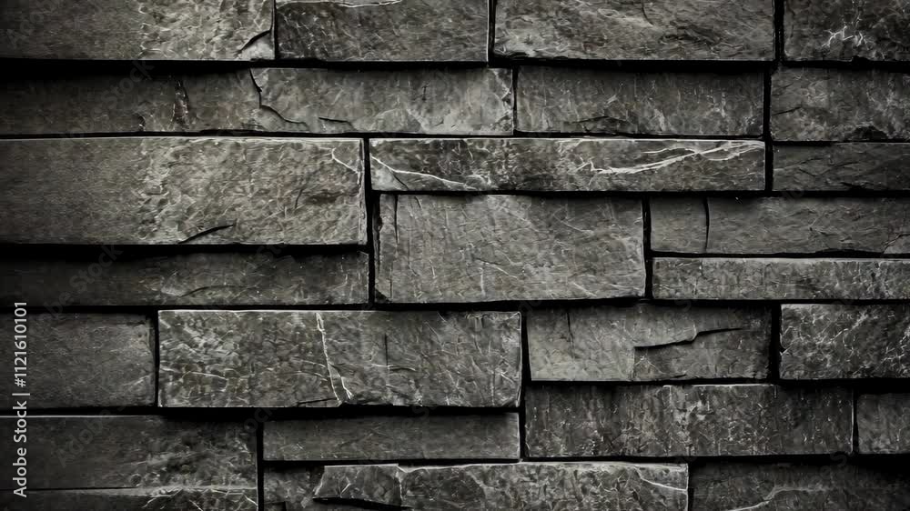 Textured gray stone wall showcases intricate layers and natural design in modern architecture Textured gray stone wall showcases intricate layers and natural design in modern architecture