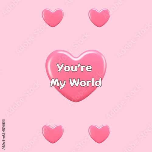 wallpaper pink heart