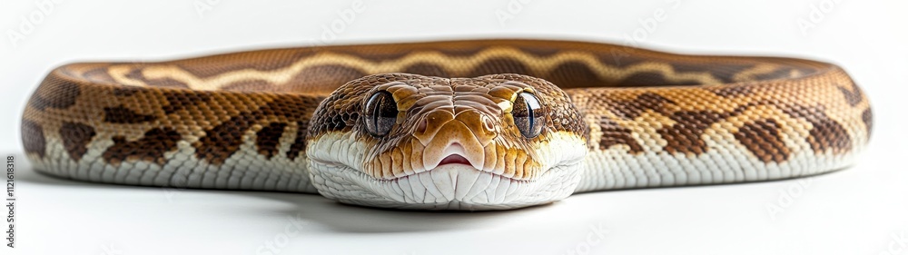 Python Snake Close-Up Portrait Python Snake Close-Up Portrait
