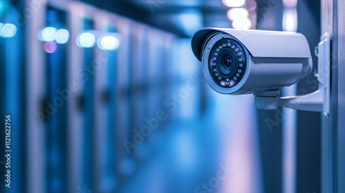 Surveillance systems in server rooms ensuring equipment safety.