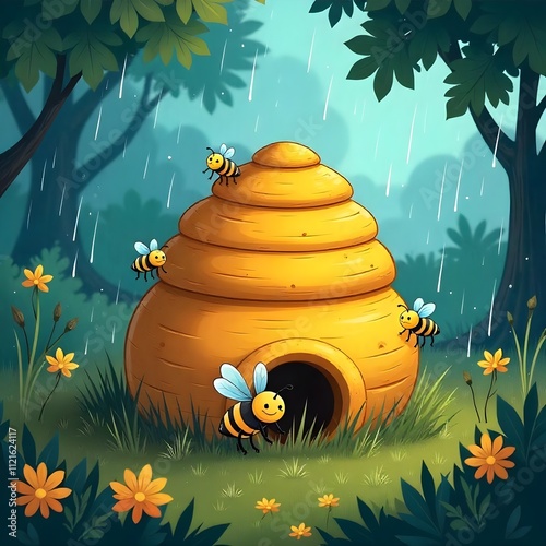 beehive painting