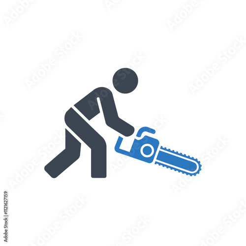 Chainsaw Worker Icon