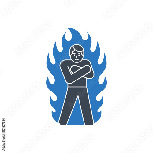 Anger in Flames Icon