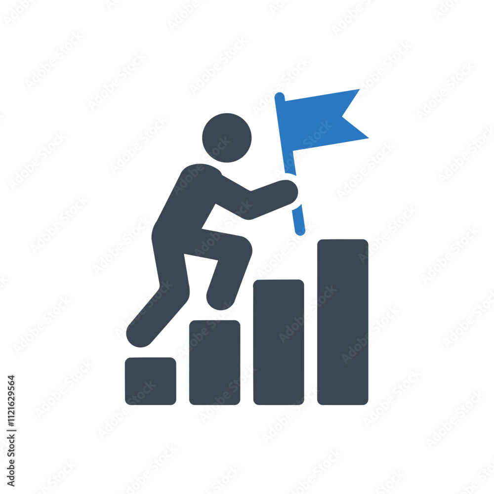 Success Steps Icon Success Steps Icon