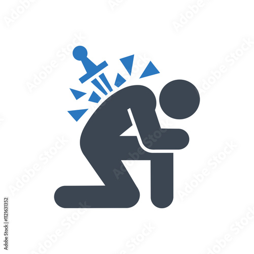 Sword Backstabbing Pain Icon