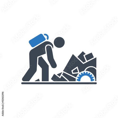 Cleanup Worker Icon