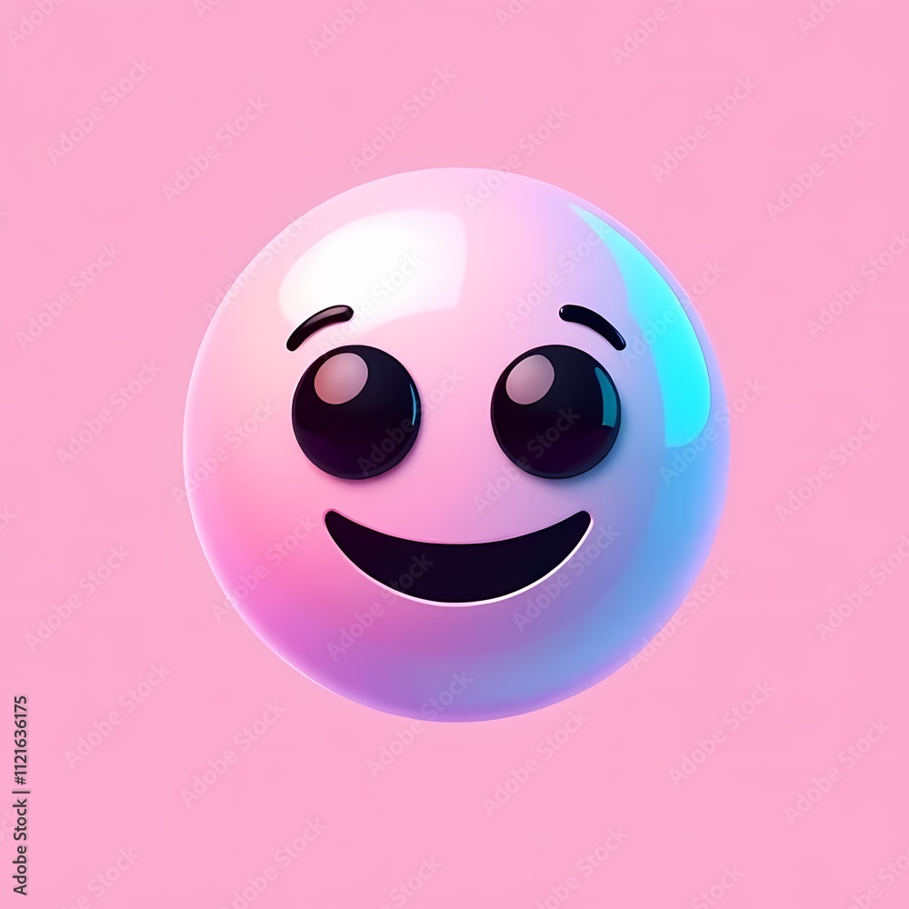 Fototapeta premium Neon Emoji - Custom Emoji 