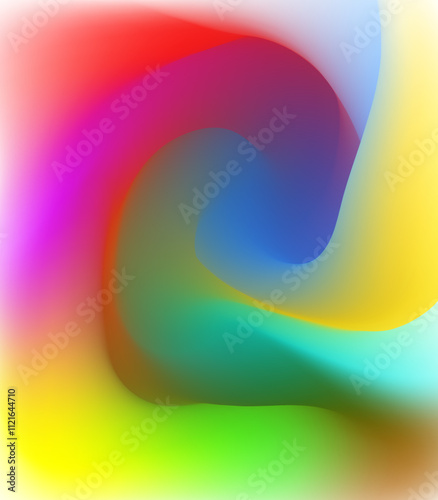 abstract background with rainbow