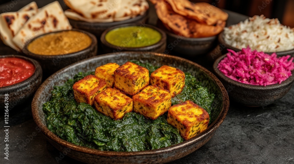 Savoring Saag PaneerA Creamy Spinach Delight in Indian Cuisine Culinary Exploration Home Kitchen Flavor Fusion Savoring Saag PaneerA Creamy Spinach Delight in Indian Cuisine Culinary Exploration Home Kitchen Flavor Fusion