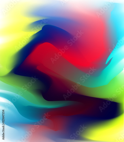 an abstract background with multicolored shapes.

