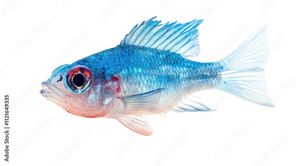 Vibrant blue fish swimming gracefully. transparent background Vibrant blue fish swimming gracefully. transparent background