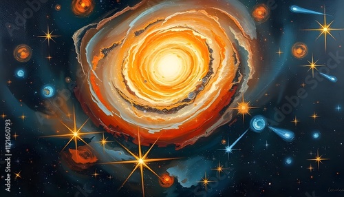 background with space