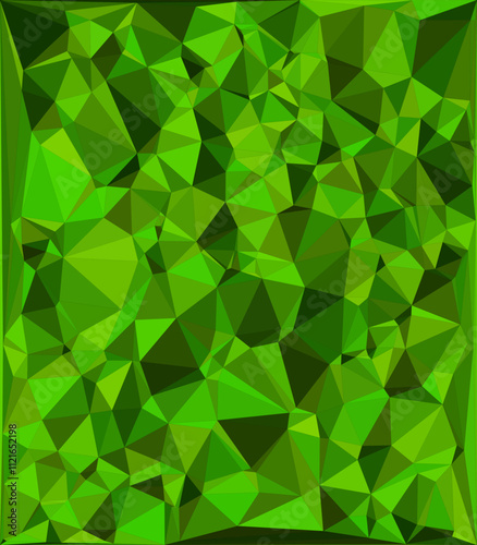 abstract green triangle background