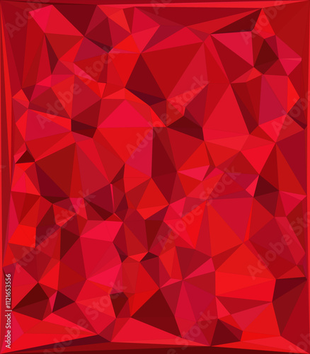 abstract red triangle background
